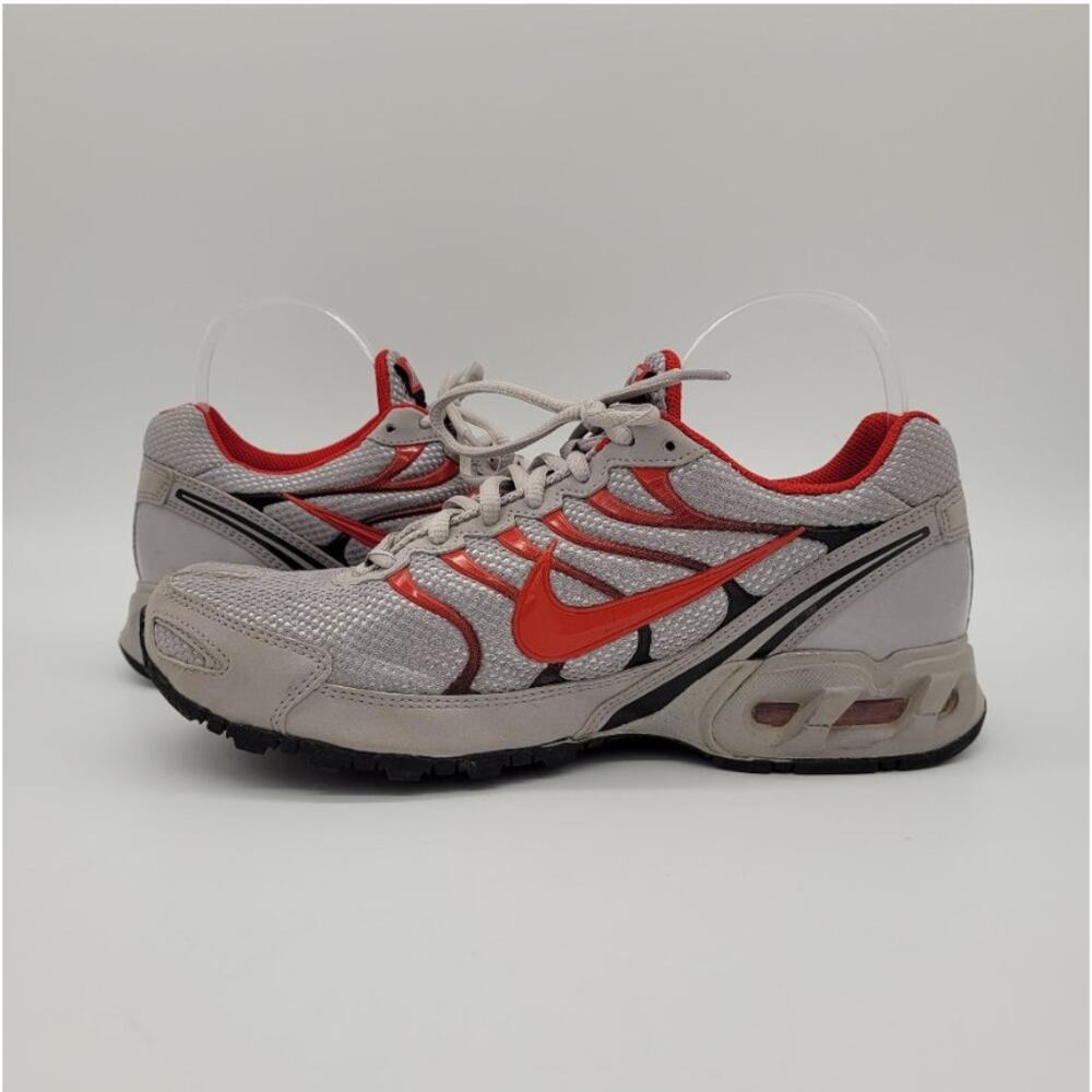 NIKE Air Max Torch 4 Atmosphere Grey University Red Running Shoes - Men's Size 8 - Picture 4 of 8